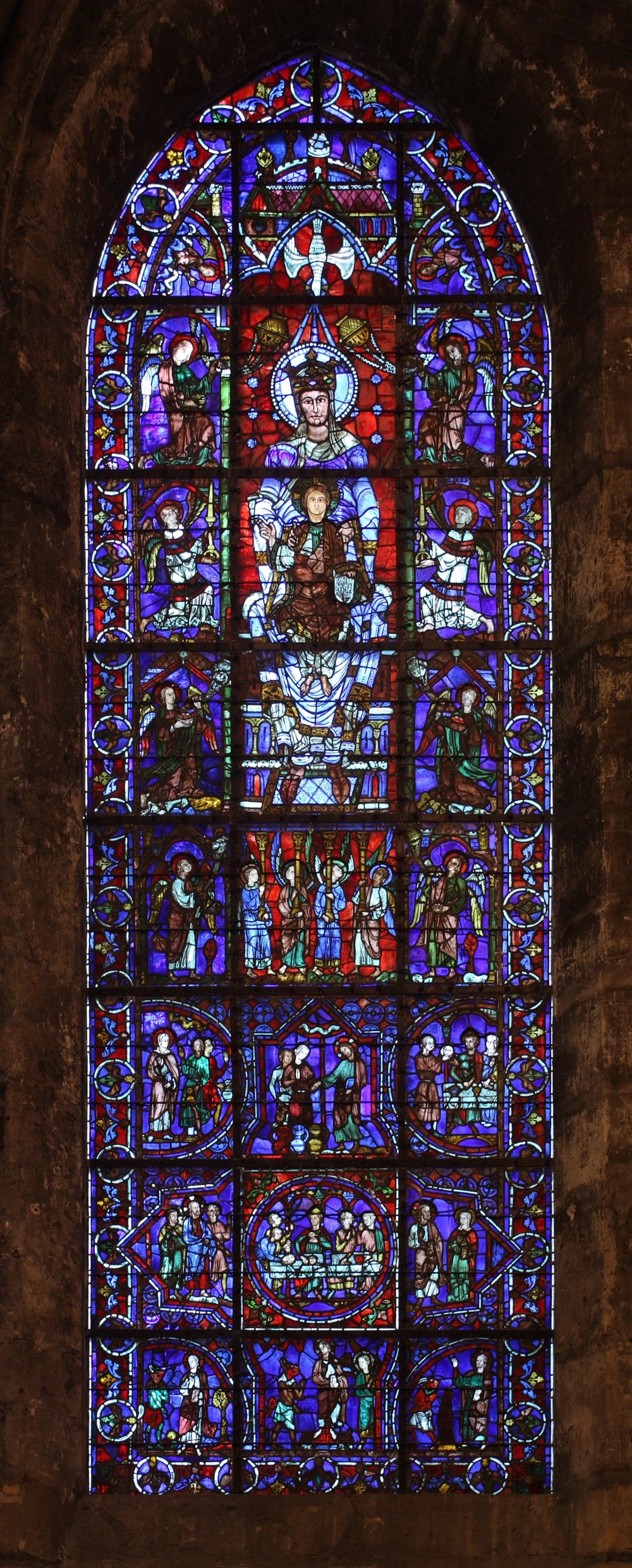 Notre-Dame de la Belle Verrière, vitrail de la cathédrale de Chartres